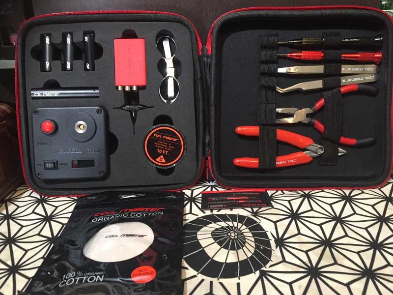 Coil Master DIY Kit V3/コイルマスター リビルダブルキット 、コイルを自分で巻く為の工具キットセット