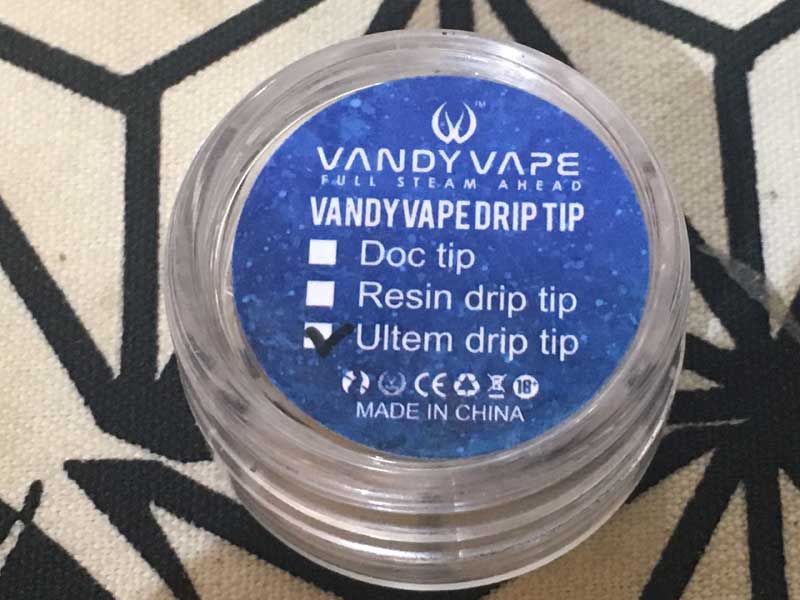 Vandy Vape 810 Ultem Drip Tip バンディーベイプ ウルテム製のドリップチップ