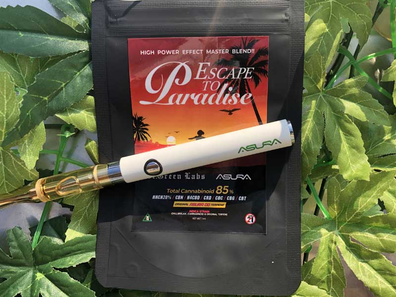 ASURA CBD x Dr.Green Labs/HHCH20%AEscape To ParadiseLbh-ASURA OG- 1ml