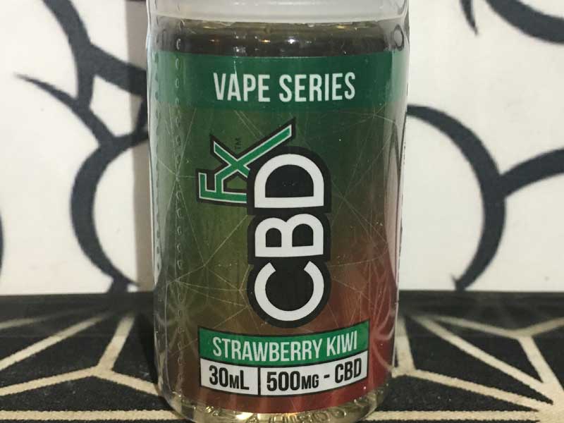 CBDFX CBD Vape Juice 30ml CBD 500mg/Strawberry Kiwi 