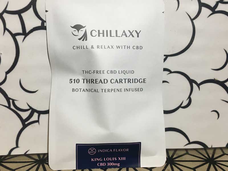 CHILLAXY CBD Oil Cartridge 1ml CBD 300mg 30% `NV[ ey 510Ki CBDIC 
