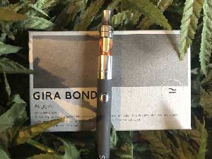 Gira Bond CBD VAPE 30% Isolate 510カートリッジOG KUSH/Maiui Wowie/Berry Gelato