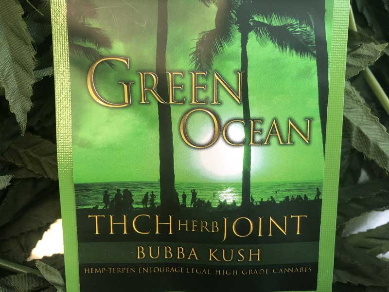 GREEN OCEAN/THCH HERB Joint/BUBBA KUSH l THCH WCg THCH 10%A15mg