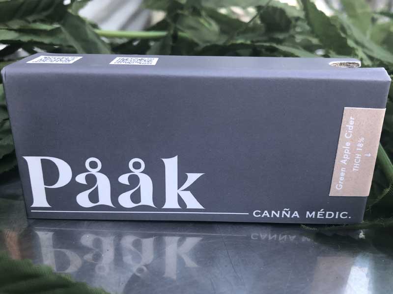 Paak Canna Medic p[NJifBbN@THCH 18% &CRDxCBG /Green Apple Cider@THCHLbh
