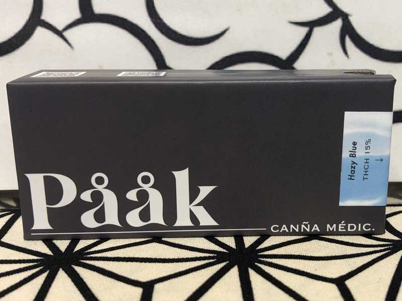 Paak Canna Medic パークカンナメディック　THCH 15% & CBDディスティレート/Hazy Blue THCHリキッド 0.5ml