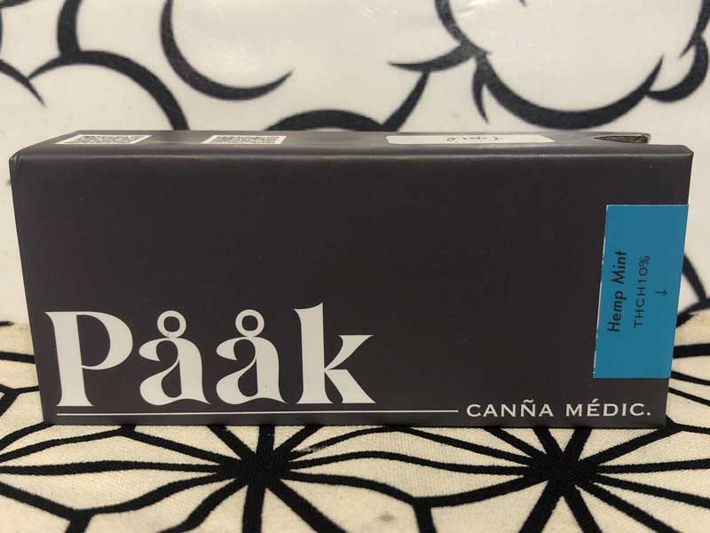 Paak Canna Medic パークカンナメディック　THCH & CBDディスティレート/トータル94%/Hemp Mint 