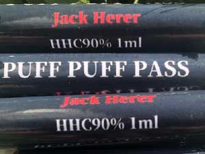PUFF PUFF PASS HHCLiquid 1ml/Jack Herer 90% or 40% パフパフパス 高濃度 HHCリキッド