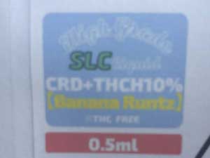 Second Life CBD/THCHLbh/Banana Runtz 0.5ml THCH 10%Ag[^450mg THCHLbh