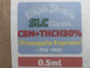 Second Life CBD/THCH 30% & CBN & CRD Lbh/Pineapple Express THCH THCHLbh 0.5ml