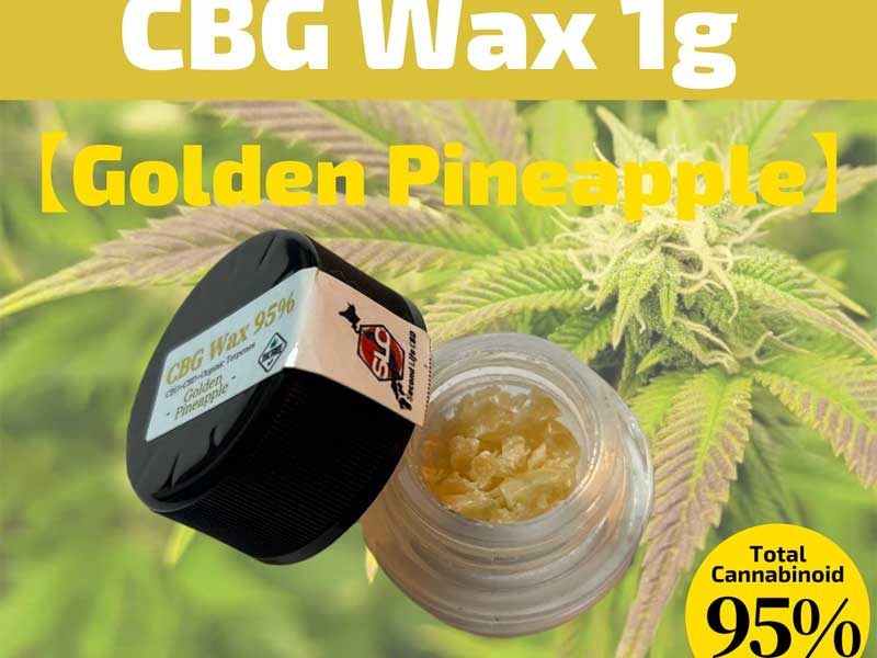Second Life CBD/CBG Wax 95%/Golden Pineapple/1gAZJhCt CBG bNX