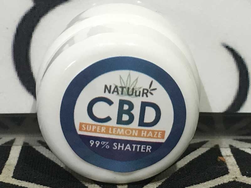 NATUuR CBD 99% Shatter 0.5g eyz bNX Vb^[ 0.5g Super Lemon Haze