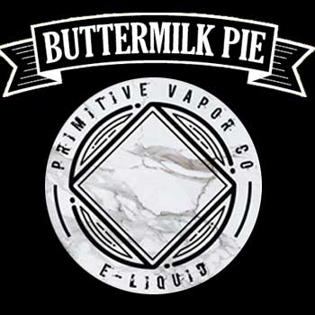 US Vape E-Liquid ButterMILK PIE 60oml バターミルクパイ by Primitive Vapor プリミティブベイパー