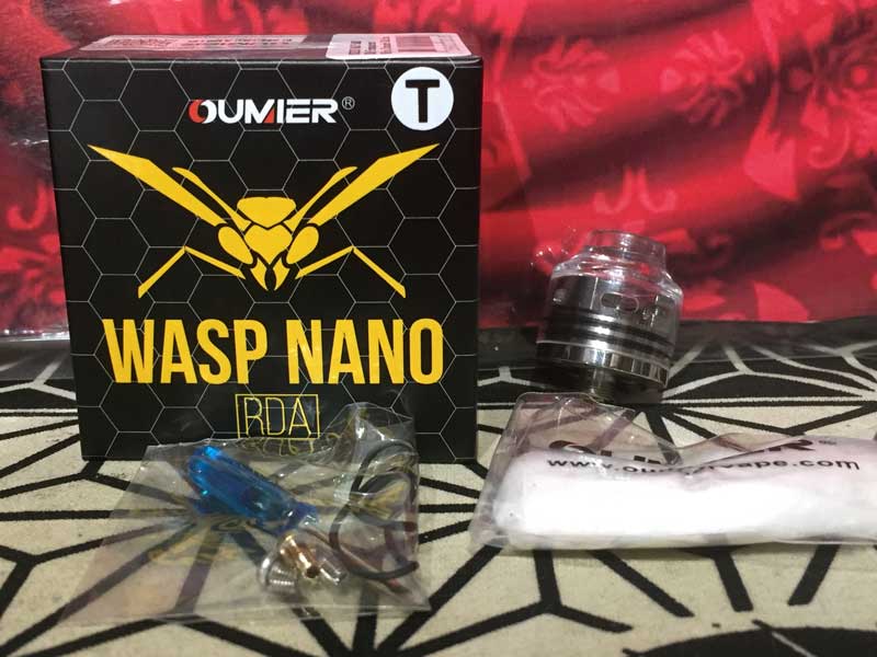 OUMIER WASP NANO RDA 22mm オウミアー ワスプ ナノ BF ピン付 ドリッパー アトマイザー
