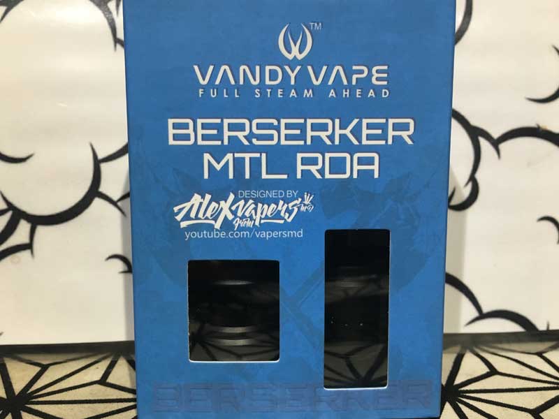 Vandy Vape BERSERKER MTL RDA バンディーベイプ　バーサーカーMTL ドリッパー
