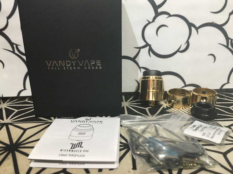 VANDY VAPE　WINDOWMAKER RDA 24mm バンディーベイプ ウィンドウメイカー　BFピン付き