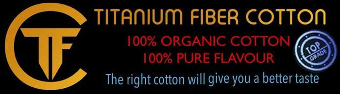 Titanium Fiber Cotton チタニウム ファイバー コットン 100％オーガニックコットン　Top Grade