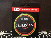 Rebuildable用品 UD Stainless Wire 24G、26G、28G 温度管理も対応のステンレス線