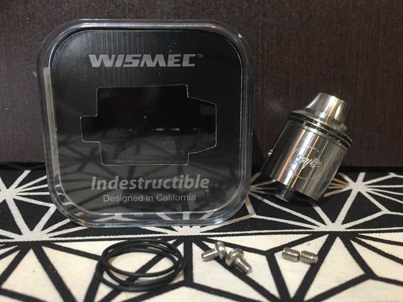 WISMEC indestructible RDA (ウィズメック インディストラクティブル)  、Dripper、直ドリ、ドリッパー