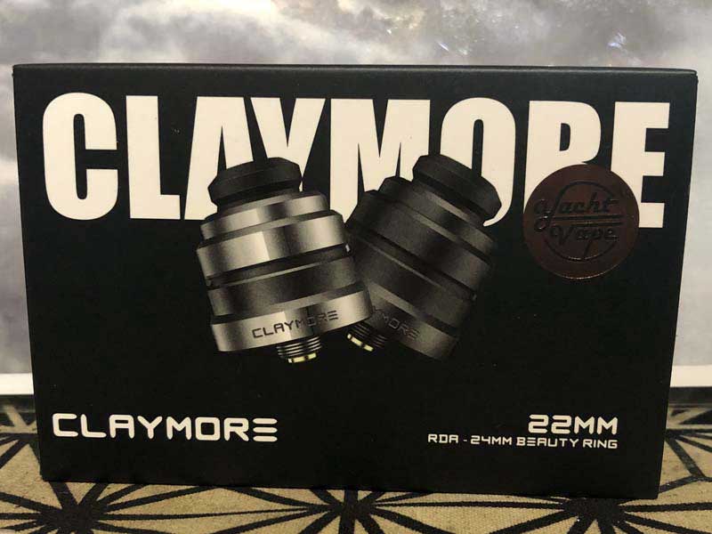 Yachtvape claymore 22mm rda & 24mm Beauty Ring ヨットべイプ クレイモア ビューティーリング