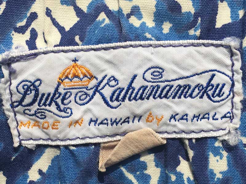 Vintage Aloha shirts Duke Kahanamoku Made in Hawaii デューク