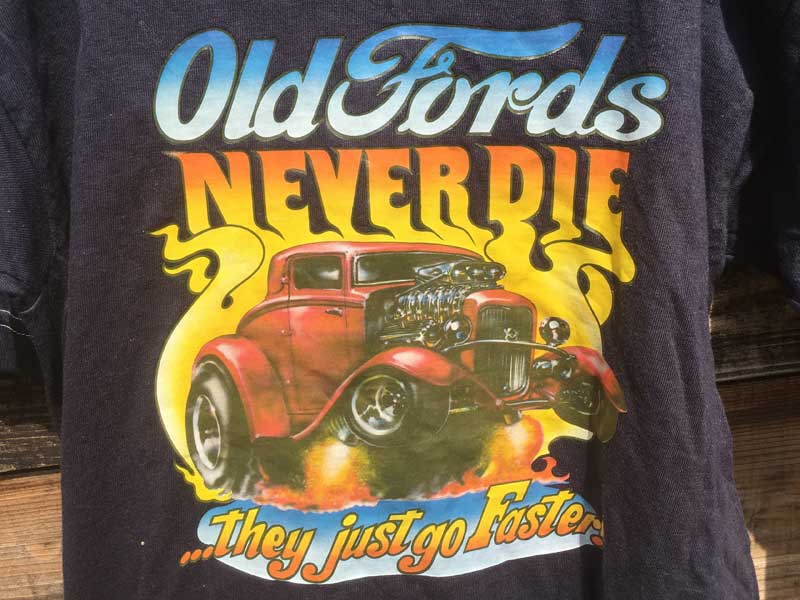 US Ò US Used S/S T-shirts Old Fords Never Die Foot Ball Tee I[htH[htbg{[TVc