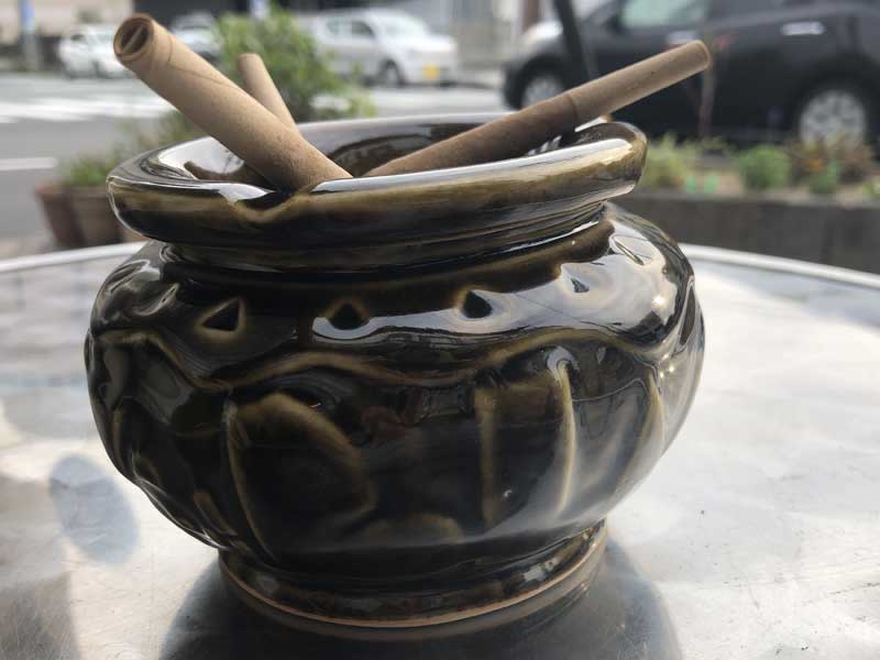 BLACK GANION }|` 2023 JOTA ONE x BG Moroccan Smokeless Ceramic Ashtray DM