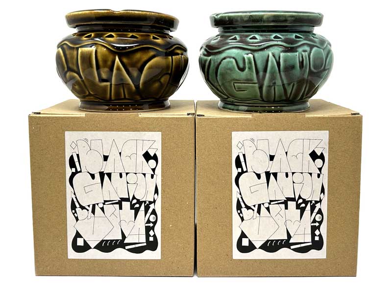 BLACK GANION }|` 2023 JOTA ONE x BG Moroccan Smokeless Ceramic Ashtray DM