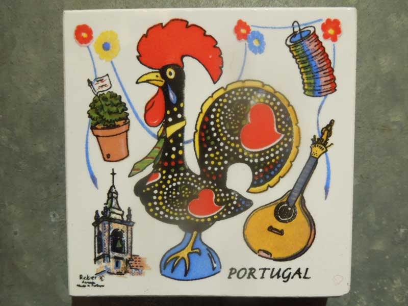 新品 ポルトガル製 ガロ（ニワトリ、雄鶏）モチーフのマグネット