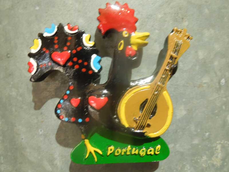 新品 ポルトガル製 ガロ（ニワトリ、雄鶏）モチーフのマグネット