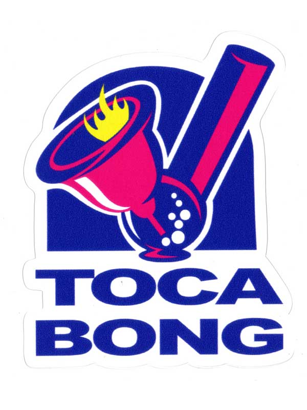THC、Slang パロディーステッカー Toca Bong