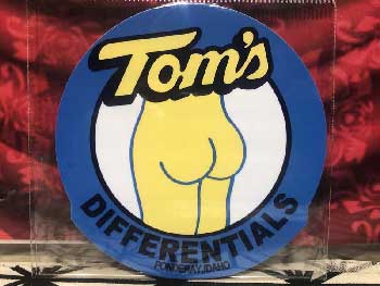 US Company Sticker/Tom's DIFFERENTIALS