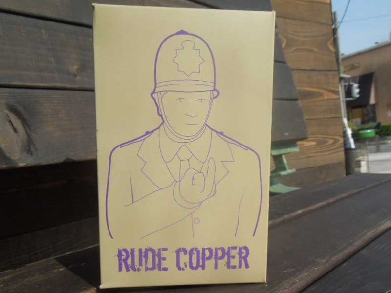 APOLOGIES TO BANKSY /RUDE COPPER　6inch　Blue バンクシー フィギュア